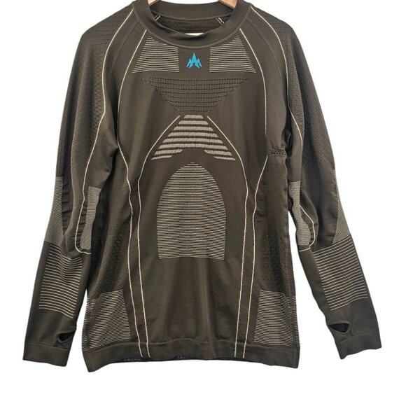 PNUMA Mens XL Olive Outdoor Iconx Base Long Sleeve Shirt - Picture 2 of 14